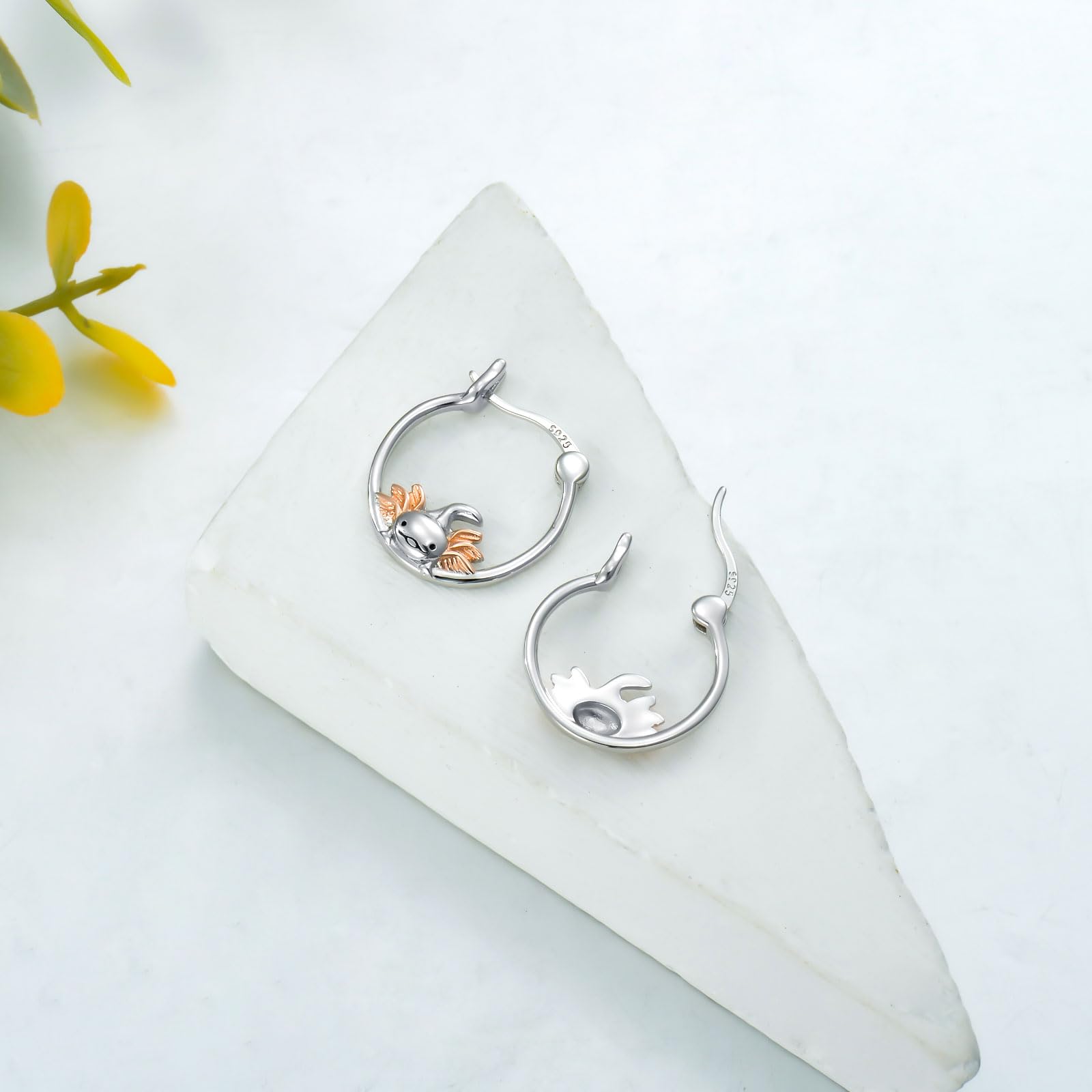 925 Sterling Silver Hoop Earrings for Women - Dinosaur, Mushroom, Frog, Octopus & Starfish Designs | Hypoallergenic Jewelry Gifts for Girls, Teens & Friends | Perfect for Birthday, Party & Everyday Wear