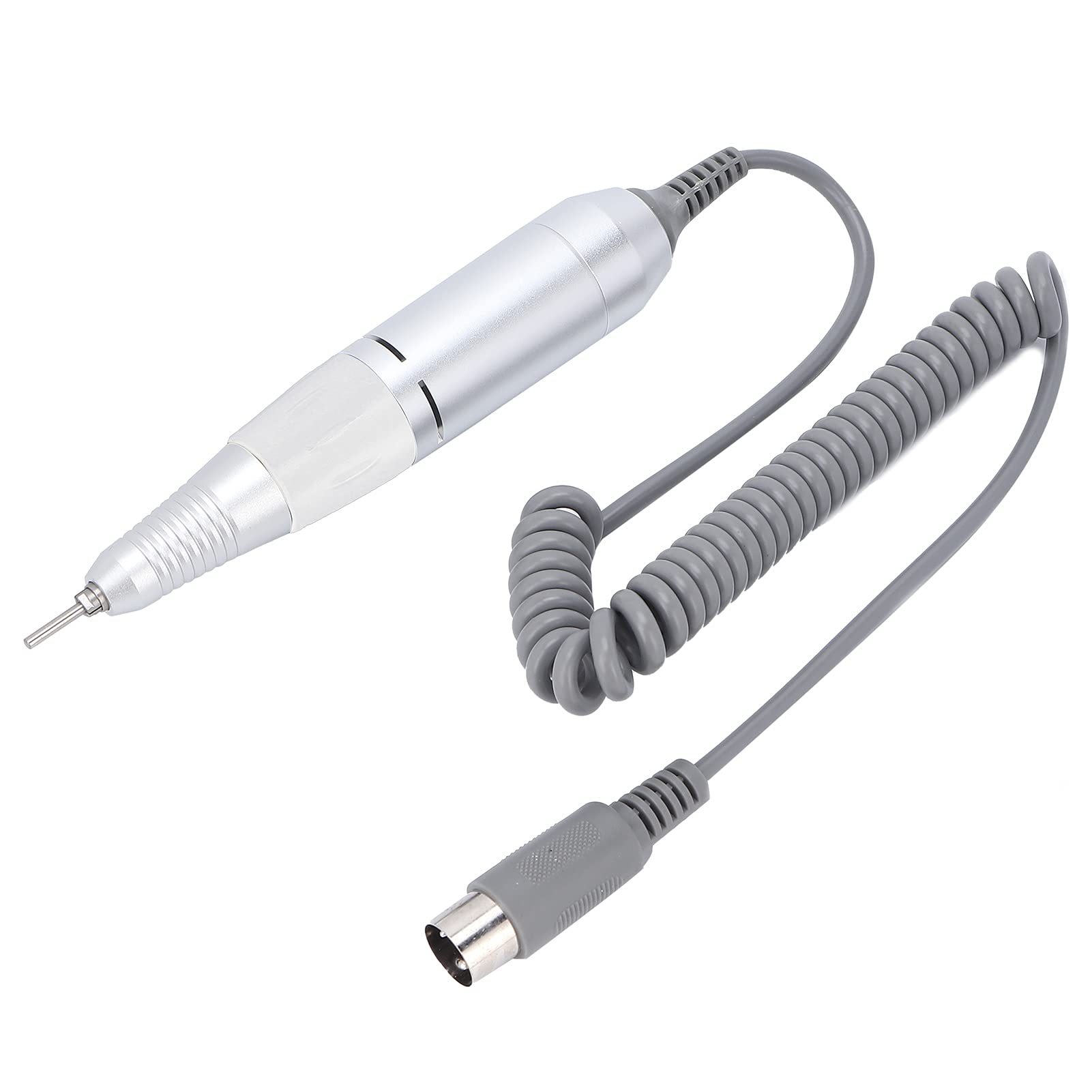 Professional Electric Nail Drill Pen Handle - 35000 RPM Aluminum Alloy Replacement for Nail Polish Removal (White Leaning Tower Design) - Perfect for Salon, Home Manicure & Nail Art Professionals