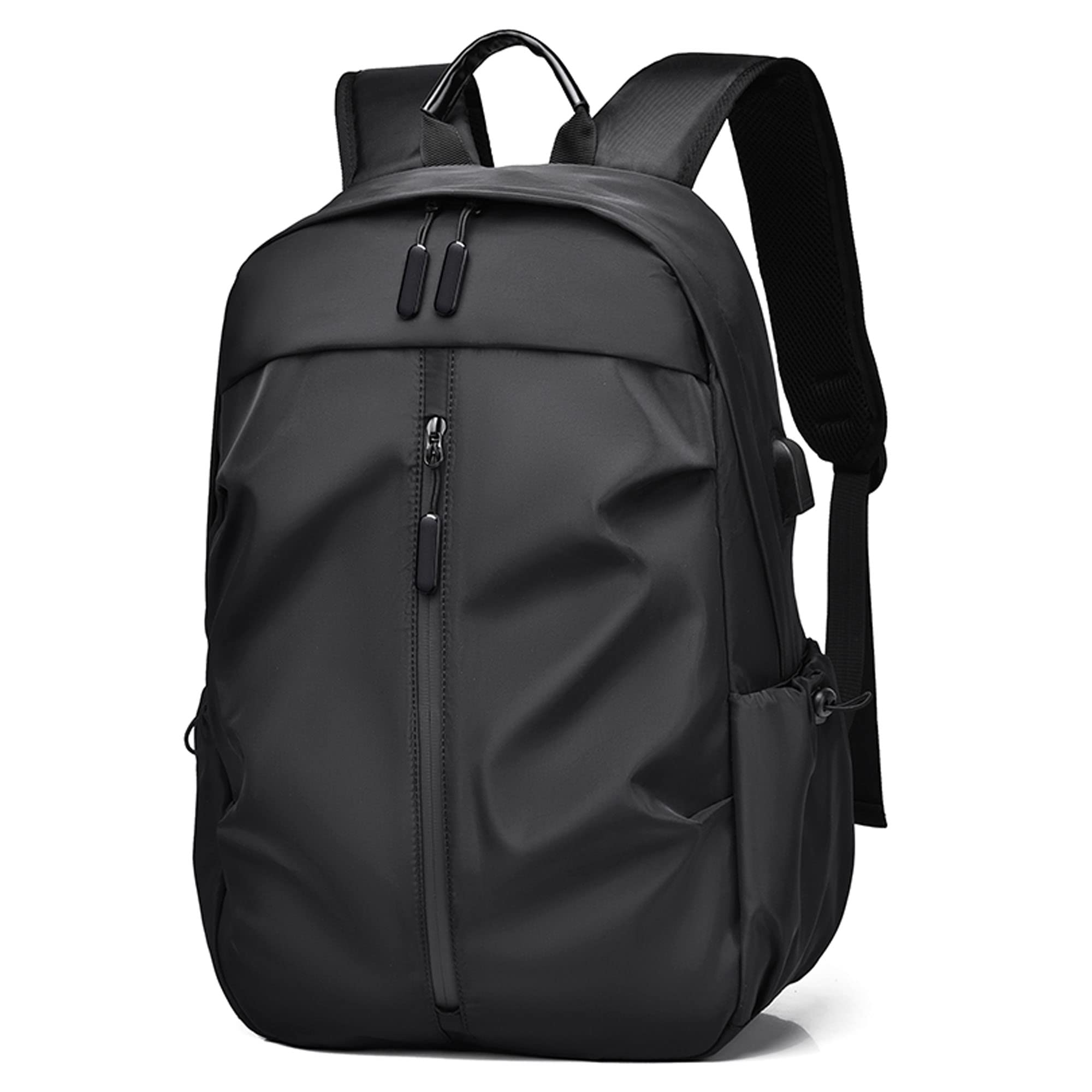 Teiging Travel Laptop Backpack - Anti-Theft Business Backpack for Men & Women - 15.6 Inch USB Charging College Computer Bag (Black) - Perfect for Work, School & Business Travel