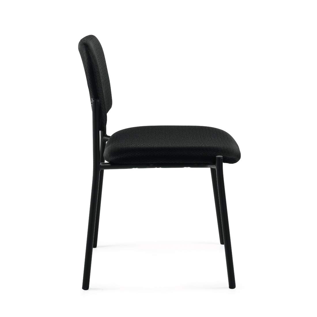 GOF Office Reception Waiting Room Black Chair - Durable & Comfortable for Bank, Hospital, Airport (Chair Only) | Perfect for Lobby Seating & Public Spaces