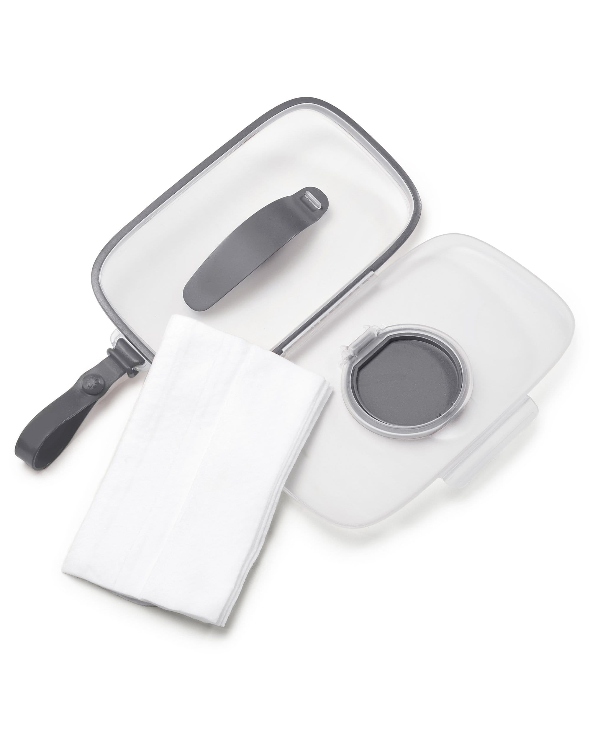 Skip Hop Grab & Go Snug Seal Wipes Case - Portable Baby Wipes Holder for Diaper Bags, Strollers & On-The-Go Parenting - Perfect for Travel, Daycare & Outdoor Adventures
