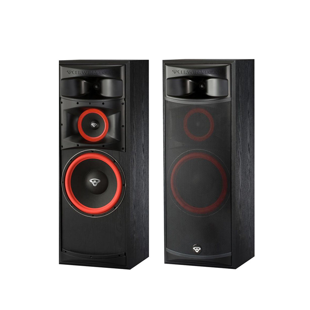Cerwin Vega XLS 12 Inch 3-Way Floorstanding Tower Speaker - High Power Home Audio System for Movies, Music & Gaming