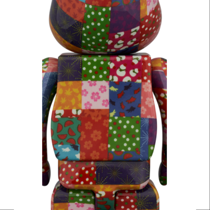 Be@rbrick Daruma Quiz Answer One Year Later 400% Limited Edition 2024 - Japanese Vinyl Art Toy Collectible for Home Display & Anime Fans