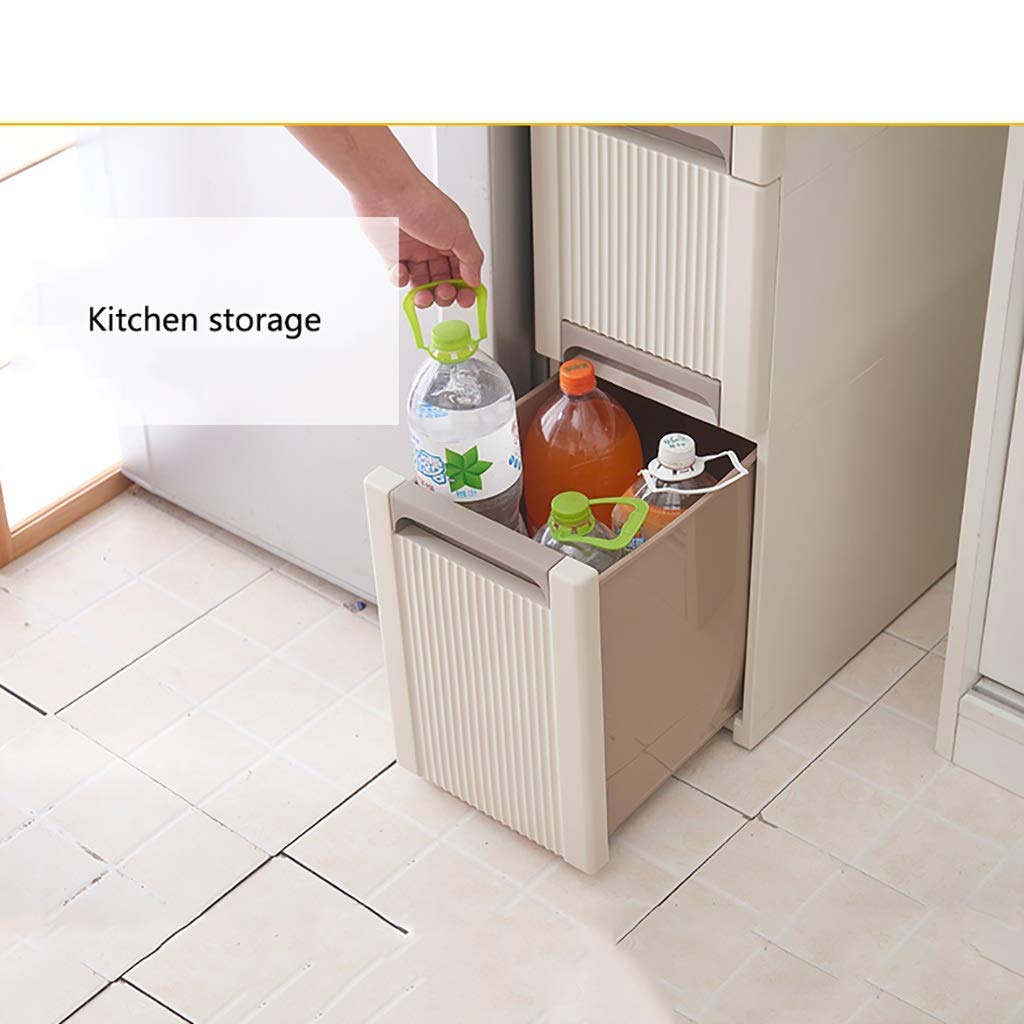 Multifunctional Rolling File Storage Cabinet with Wheels - Office, Kitchen, Bathroom, Living Room Organizer for Files, Quilts, and Refrigerator Side Storage