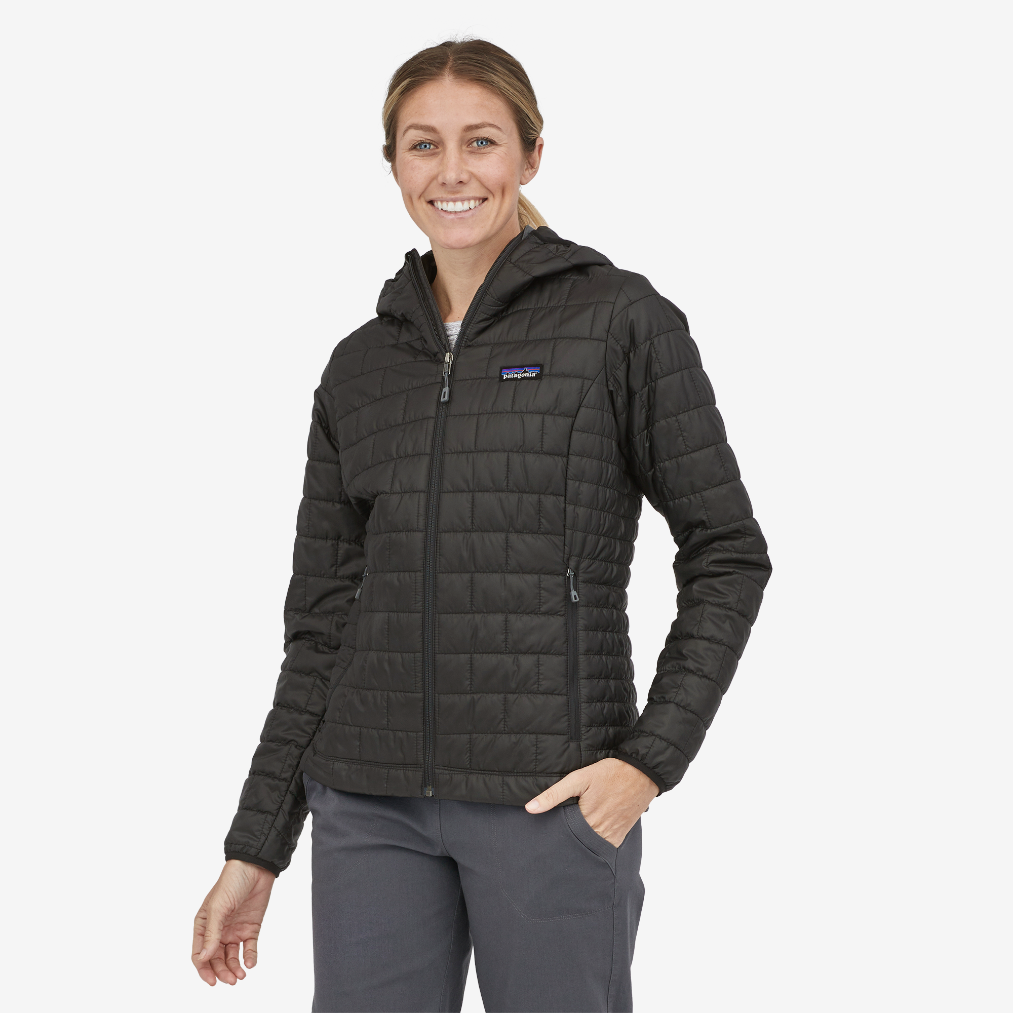 Women's Nano Puff® Hoody Jacket - Lightweight Waterproof Insulated Winter Coat for Hiking & Outdoor Activities