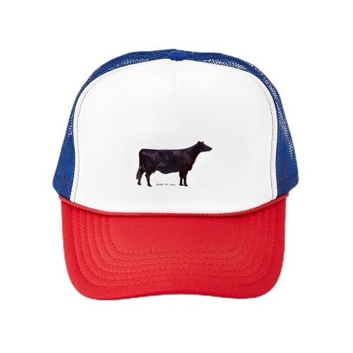 Red/Blue/White - Angus Beef Cow