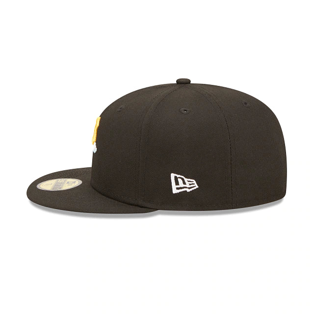 Pittsburgh Pirates 76th World Series Black 59FIFTY Fitted Hat for Men - Official MLB Baseball Cap for Games, Sports & Casual Wear
