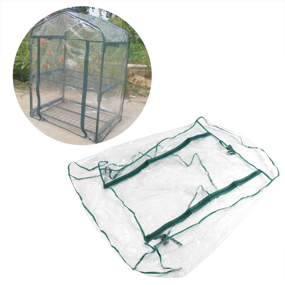 Mini Greenhouse for Plants - Portable Indoor & Outdoor Grow Tent with Zipper Openings | Flower House Gardening Solution for Backyard, Balcony & Patio (Iron Bracket Not Included)