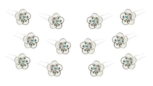 Prime Bridal Hair Accessories Juda Pins - 12 Pack (25g) | Wedding Hair Jewelry for Brides, Bridesmaids & Special Occasions