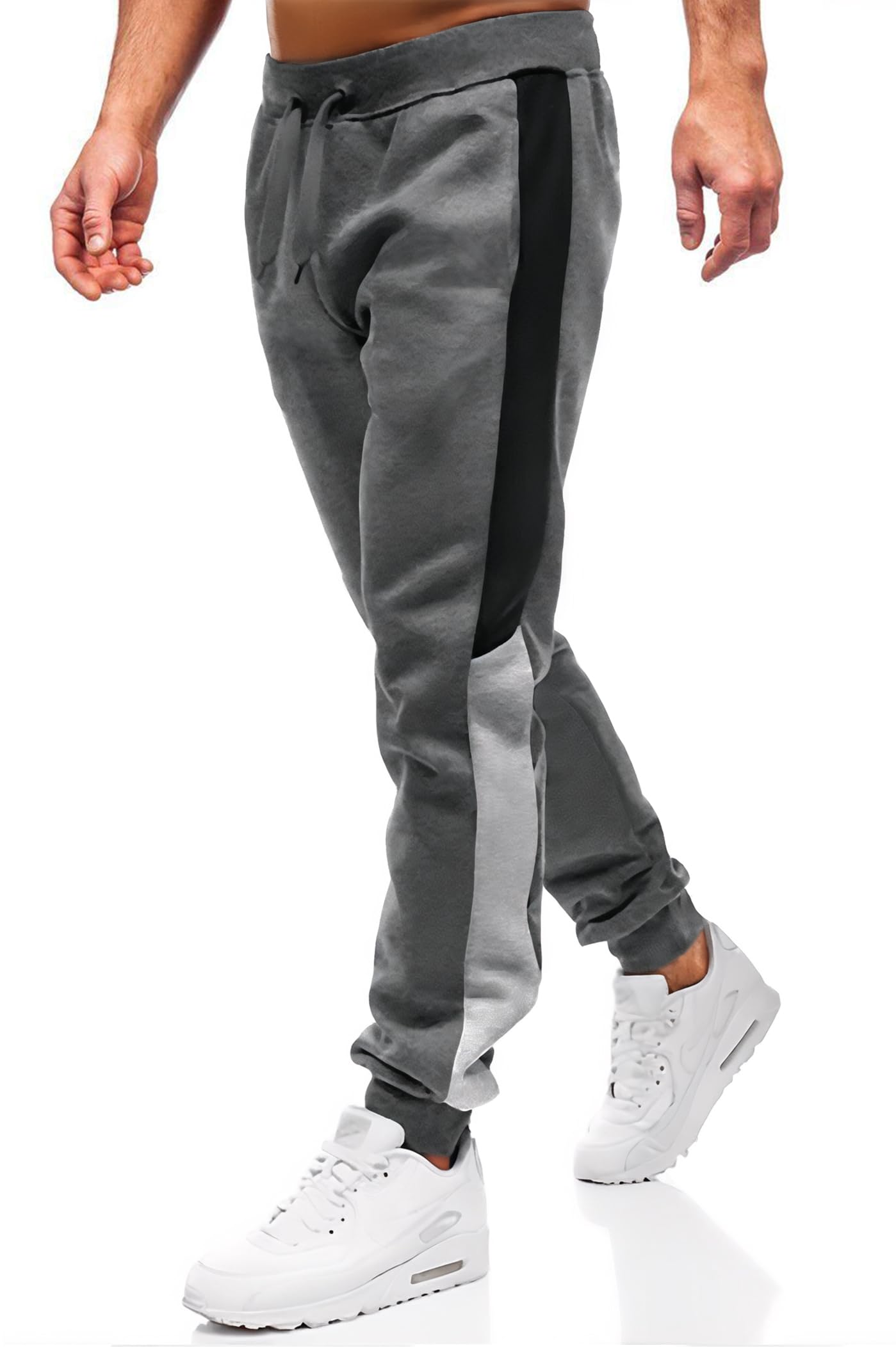 Licemere Men's Sweatpants - Comfortable Jogger Pants with Drawstring for Athletic & Casual Wear | Gym, Running, Lounge & Everyday Use