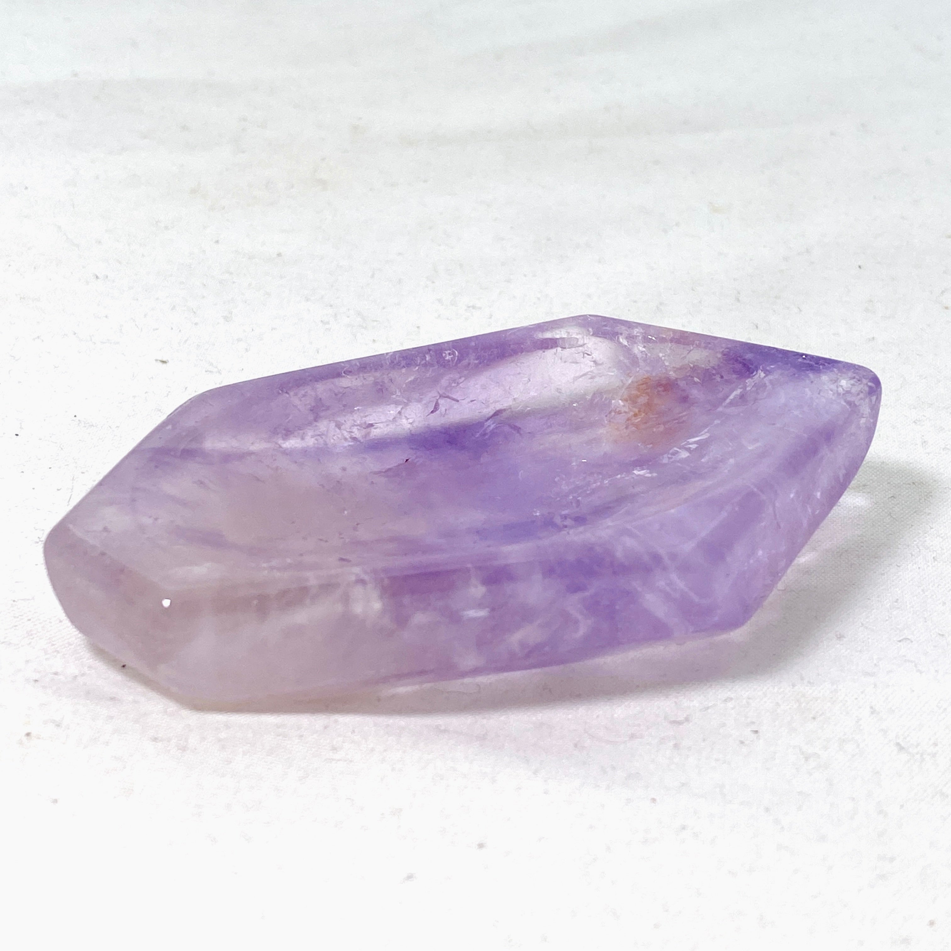 Amethyst Crystal Trinket Bowl - Handcrafted Decorative Jewelry Dish for Rings, Earrings & Small Accessories | Perfect for Vanity, Bathroom & Gift Giving