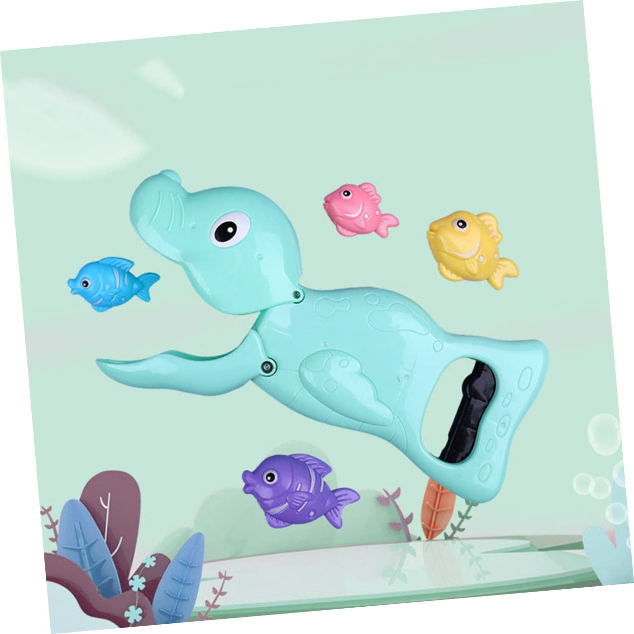 VICASKY 3 Sets Bath Toys for Toddlers - Water Play Toys, Pool Toys, Animal Shaped Plastic Bath Time Fun (Green) - Perfect for Bathtub, Swimming Pool & Outdoor Water Activities