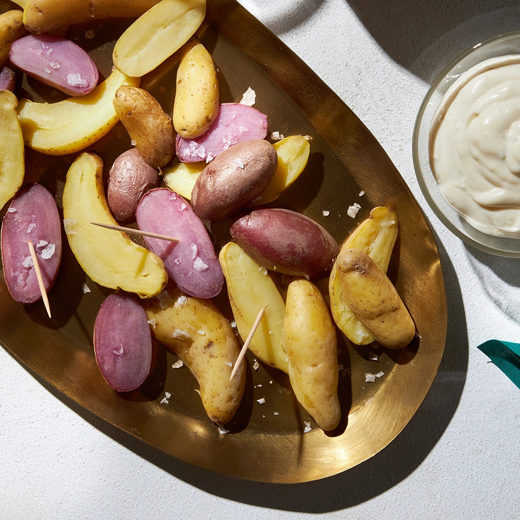Organic Fingerling Potatoes with Yuzu Kosho Mayo - Perfect for Gourmet Salads, Side Dishes & Healthy Meal Prep
