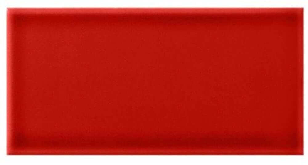 Premium Apple Red 3x6 Inch Ceramic Glossy Subway Wall Tiles - Kitchen Backsplash, Bathroom Shower, Fireplace & Accent Decor (10 Sqft Box) - Perfect for Modern Farmhouse, Industrial & Vintage Style Homes