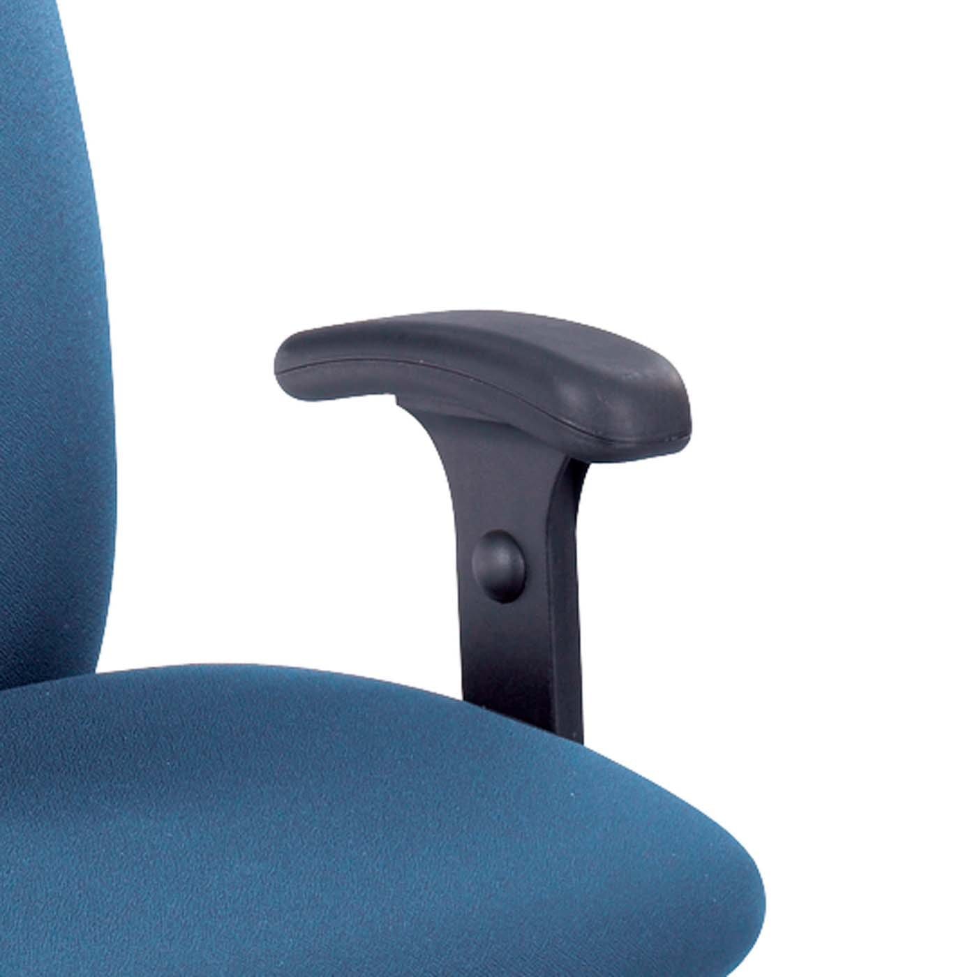 Safco Uber™ Big & Tall Chair T Pad Arms Set [3496BL] - Heavy Duty Office Chair Accessories for Comfort & Support - Perfect for Executive Chairs & Ergonomic Workstations
