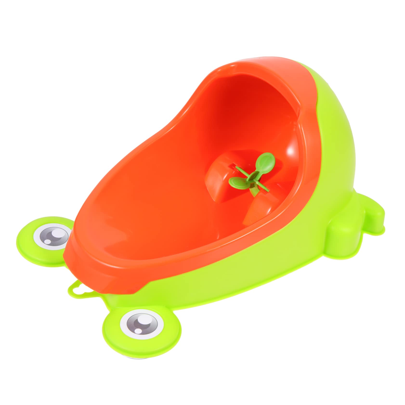 **Andreslad Boys & Girls Potty Training Urinal - Frog Design, Anti-Slip Base, Fun Rotating Windmill - Toddler Toilet for Easy Bathroom Training (Ideal for Home & Travel Use)**
