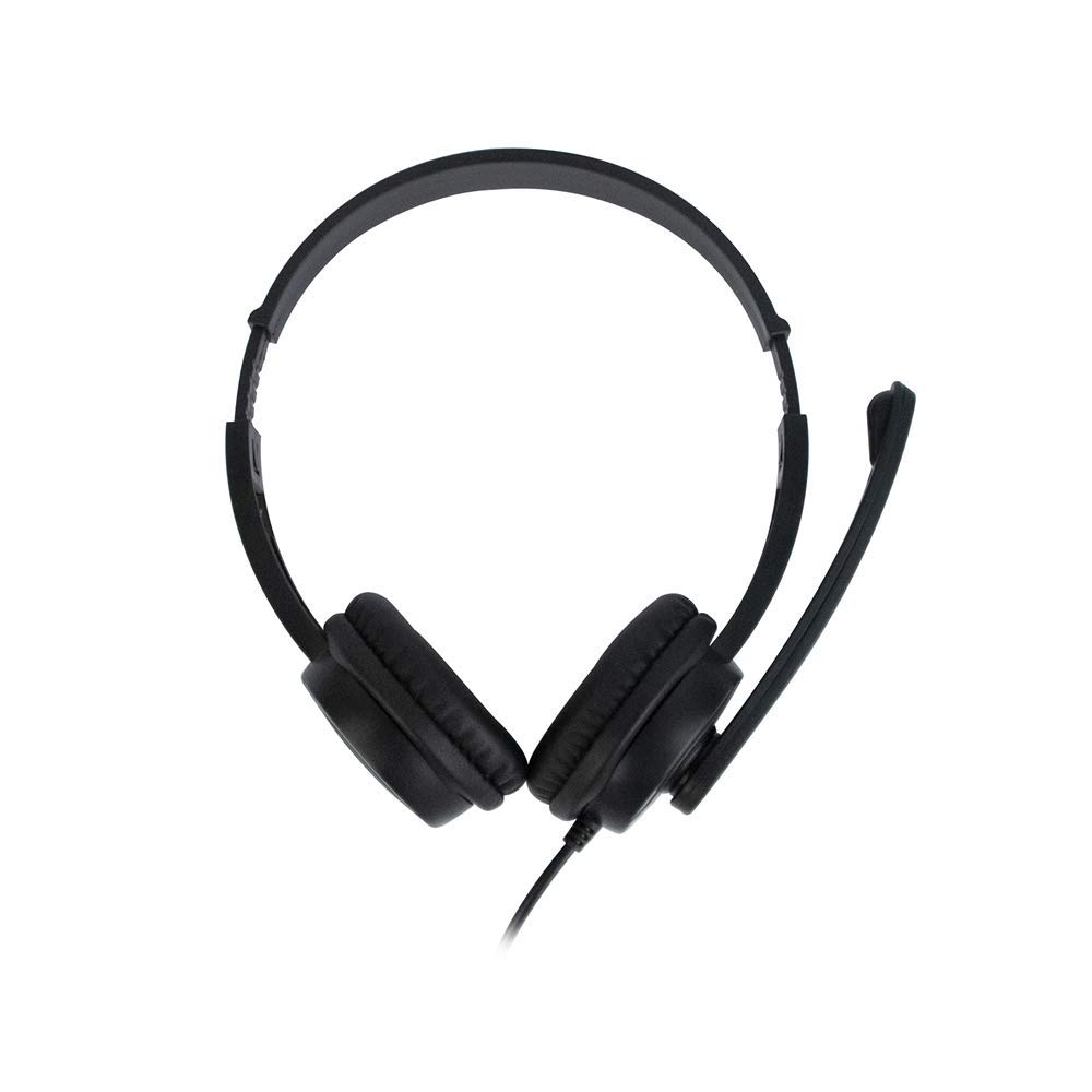 NGS VOX505USB Stereo Headset with Microphone, USB Connection & Volume Control for PC, Laptop & Gaming Console - Perfect for Online Meetings, Gaming & Remote Work