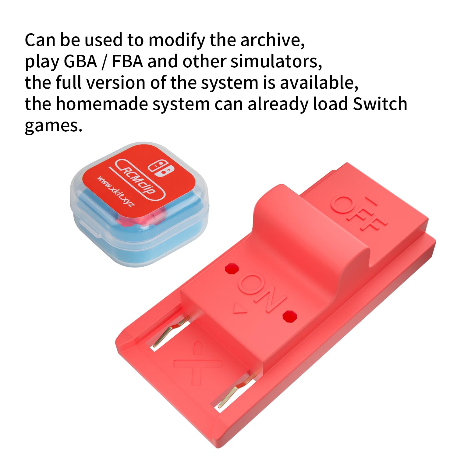 RGEEK RCM Jig Tool for Nintendo Switch - Short Circuit Modding Device for SX OS & Homebrew - Play GBA/FBA & Retro Games - Perfect for Game Modifications & Emulator Setup