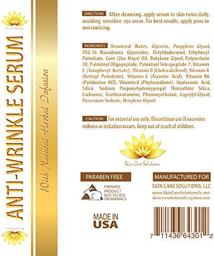 Anti-Wrinkle Face Serum - Vitamin C & Hyaluronic Acid Skincare Treatment - 2 Bottles Set for Youthful Glow | Day & Night Moisturizer for Fine Lines & Wrinkles