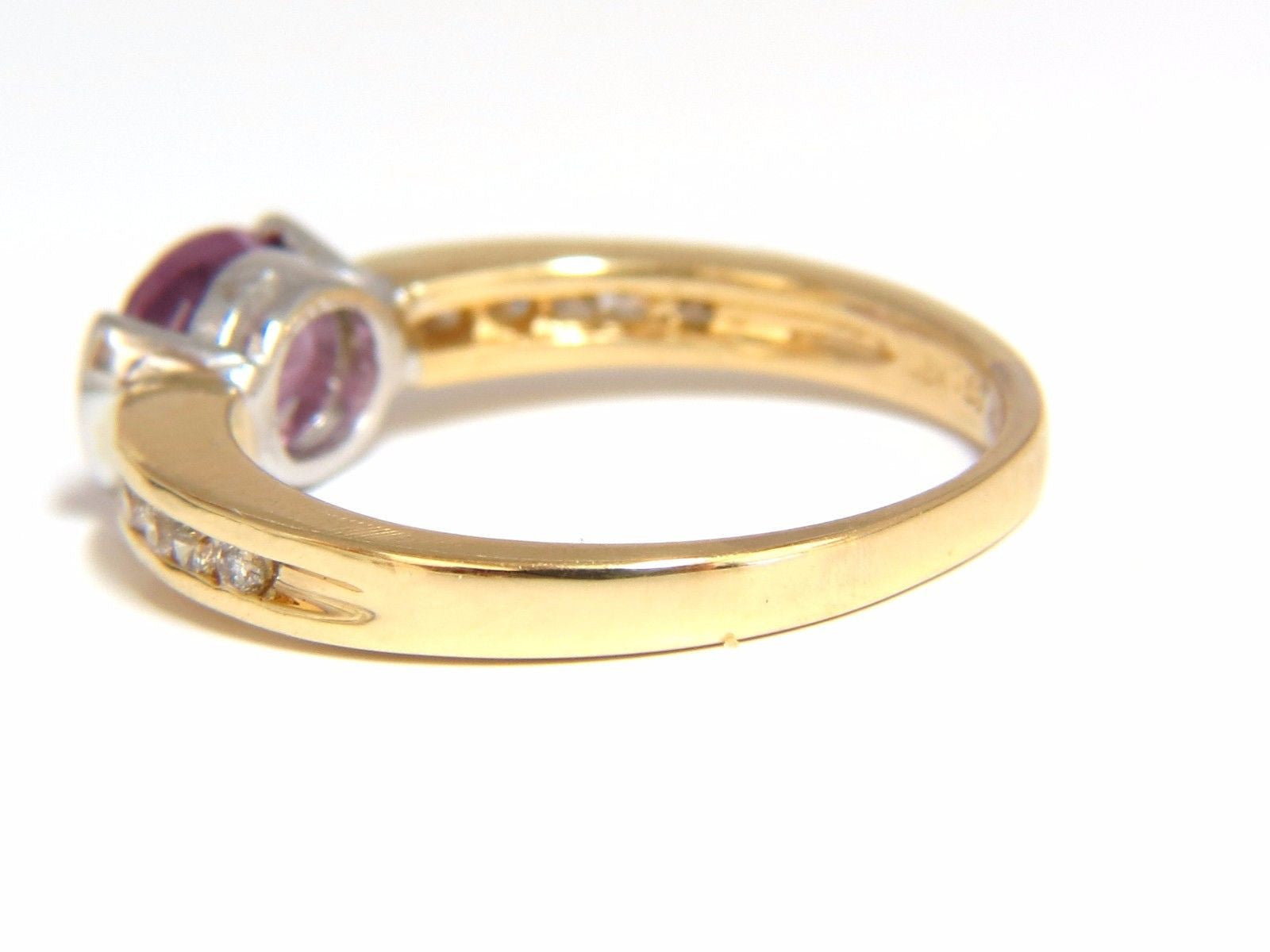1.78CT GIA Certified Natural No Heat Bright Pink Sapphire & Diamond Ring in 18K Gold - Perfect for Engagement, Anniversary & Special Occasions