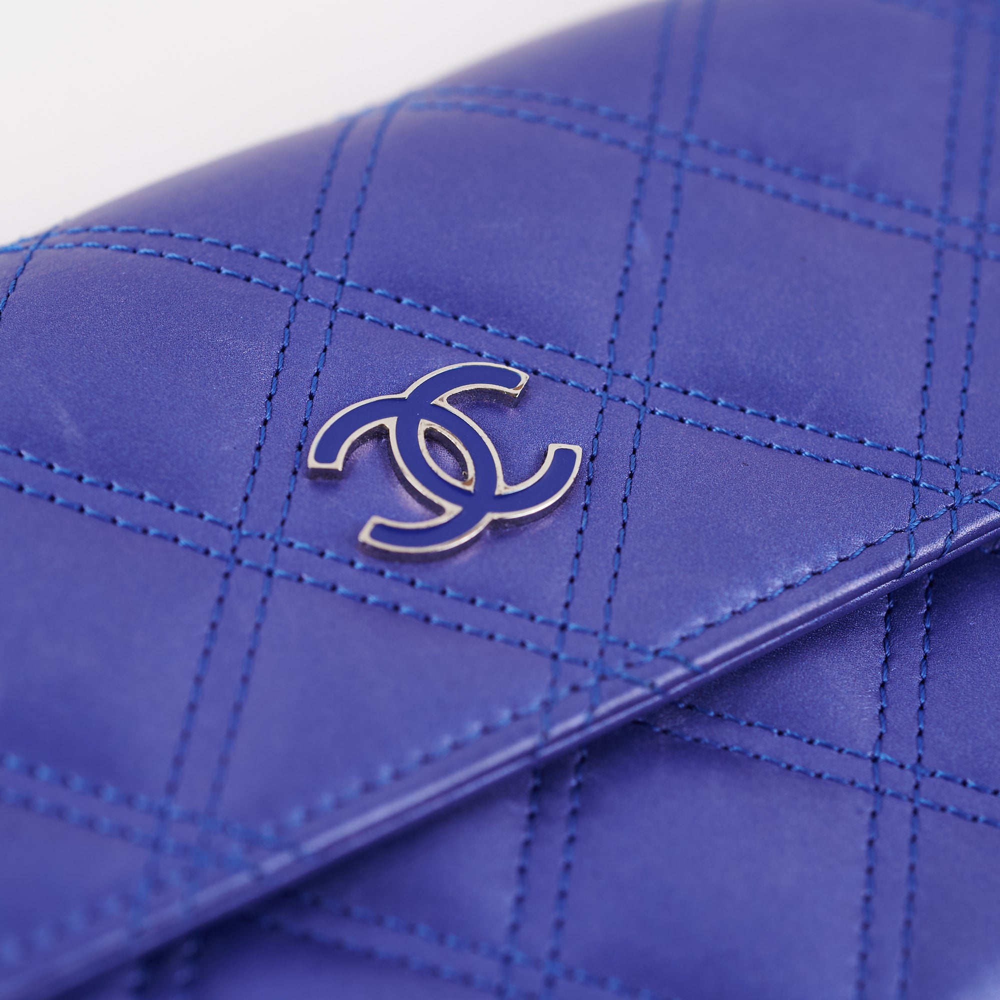 Chanel Long Wallet Blue Lambskin - Luxury Women's Leather Wallet for Everyday Use & Special Occasions