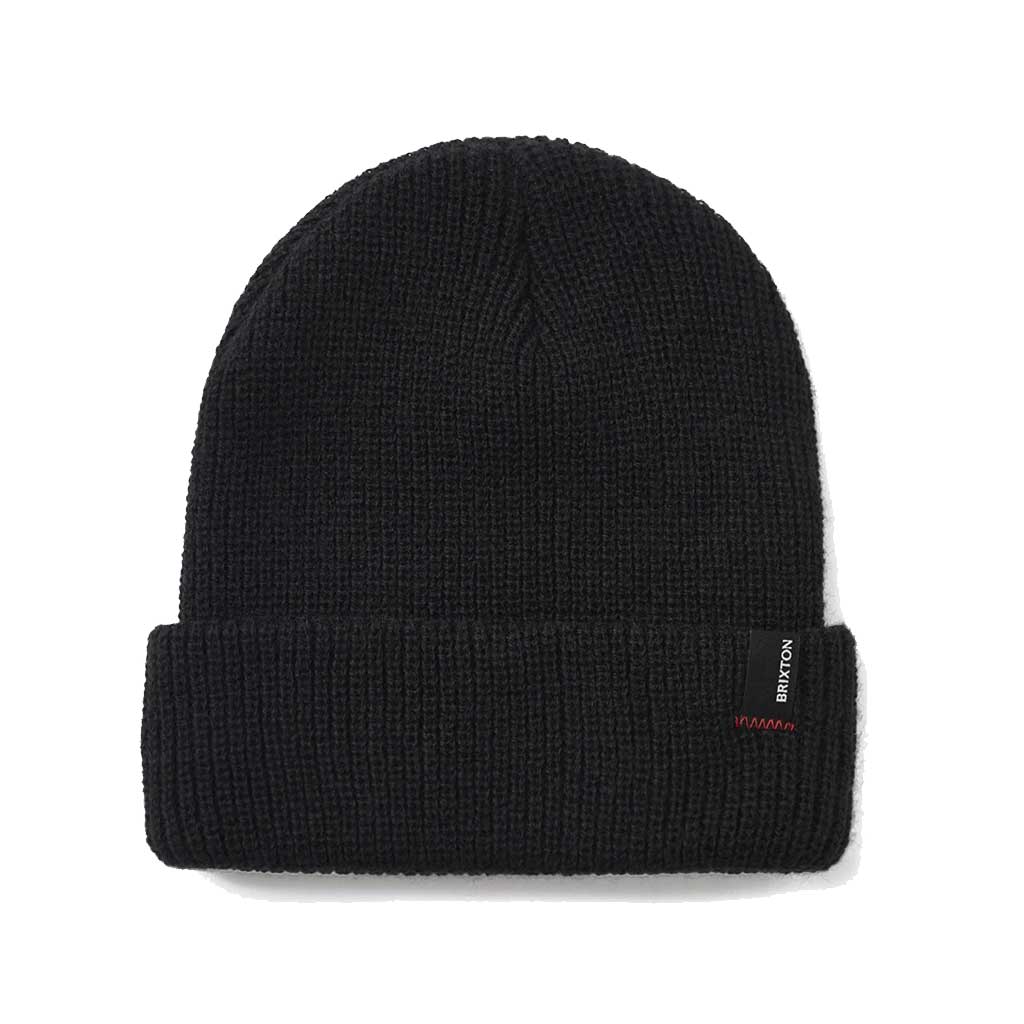 Brixton Heist Beanie - Black Winter Hat for Men & Women - Warm Knit Skull Cap for Outdoor Activities, Skiing, and Snowboarding