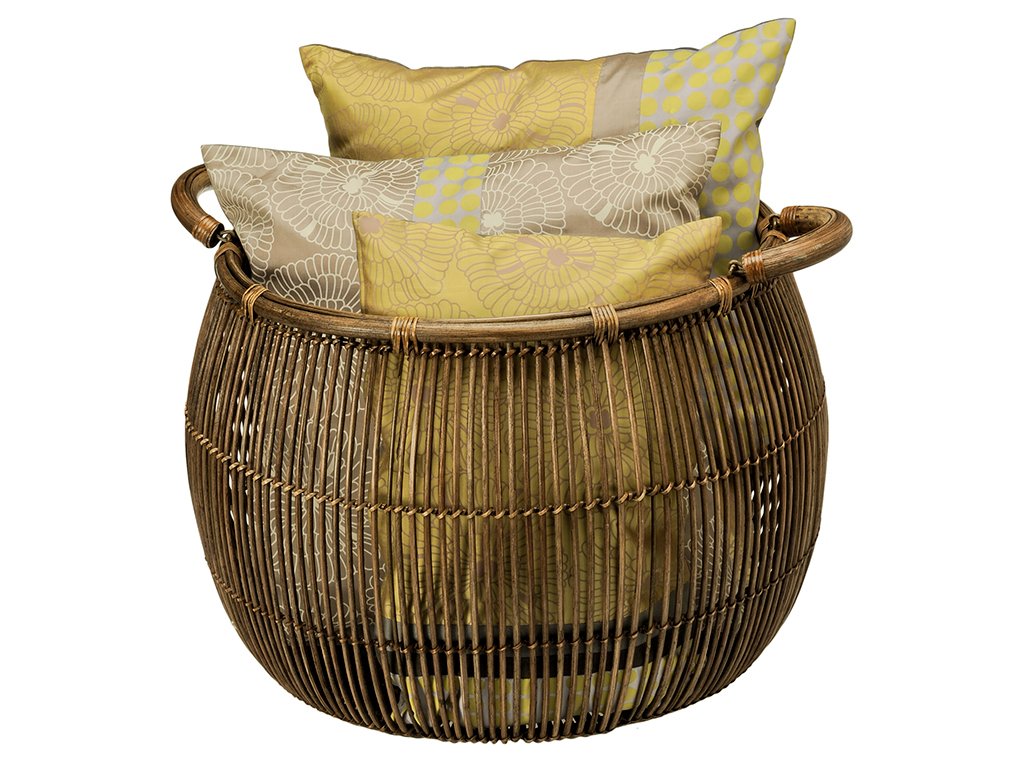 KOUBOO Open Weave Storage Basket - Natural Brown Wicker Organizer for Home Decor | Perfect for Living Room, Bedroom, Bathroom & Nursery Organization