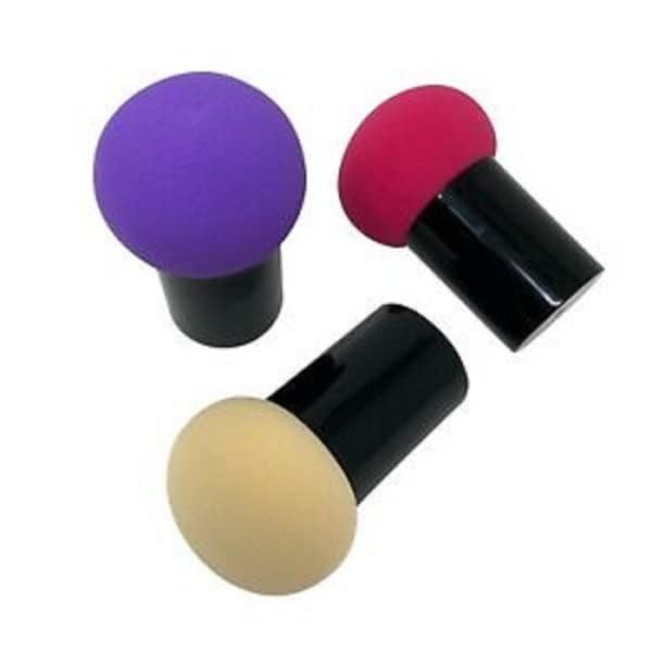 Premium Mushroom Head Beauty Blender & Soft Powder Puff with Storage Case - Makeup Sponge for Flawless Foundation & Powder Application - Ideal for Travel, Home & Professional Makeup Kits