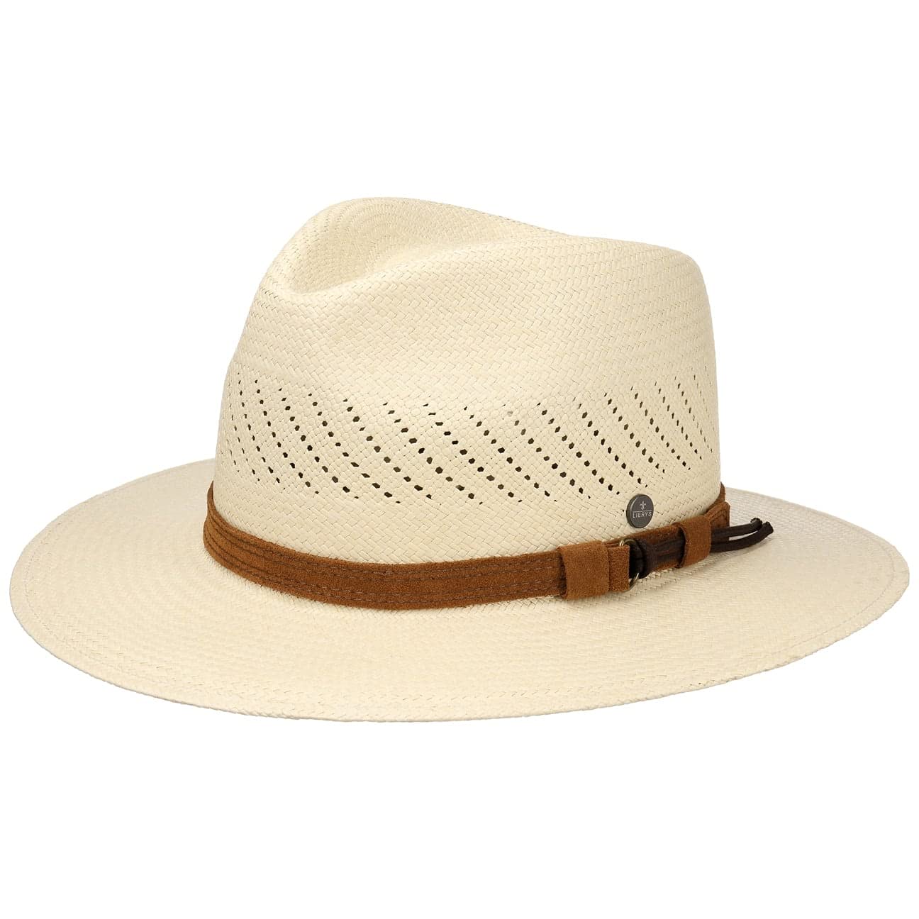 Lierys Ecuadorian Straw Panama Hat for Women & Men - Handwoven Toquilla Straw Sun Hat for Beach, Travel & Outdoor Activities