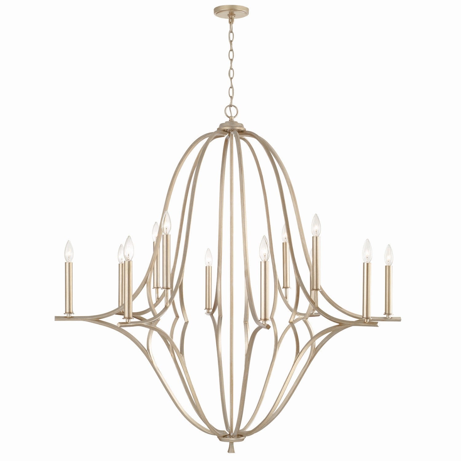 Capital Lighting 12-Light Chandelier - Elegant Crystal Ceiling Fixture for Dining Room, Living Room & Bedroom | Modern Home Lighting Decor