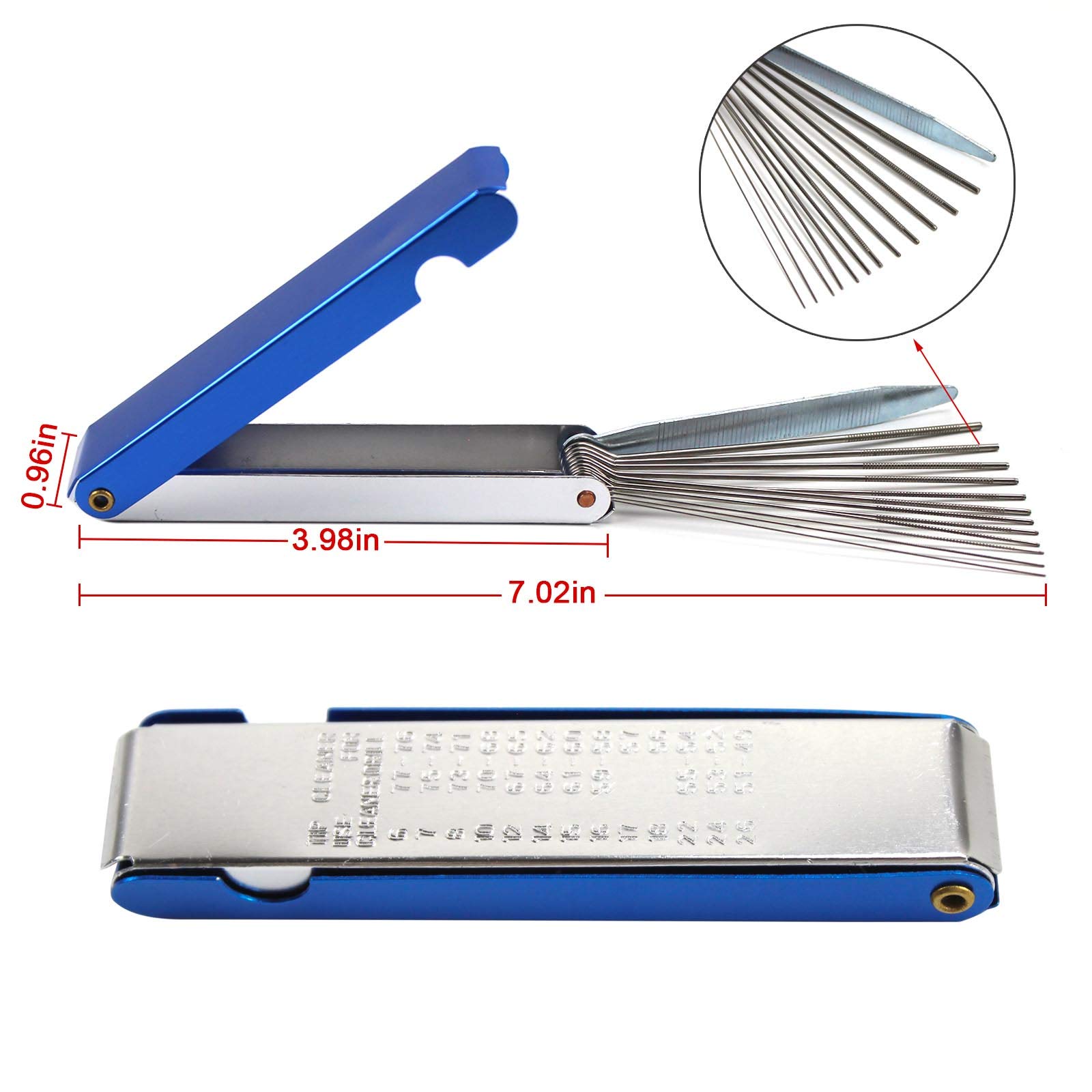 10-Piece Carburetor Adjustment Tool Kit with Case - Carb Tune-Up Tools, Cleaning Brush & Spark Tester for 2-Cycle Engines - Perfect for Lawn Mowers, Chainsaws, Motorcycles & Small Engine Maintenance