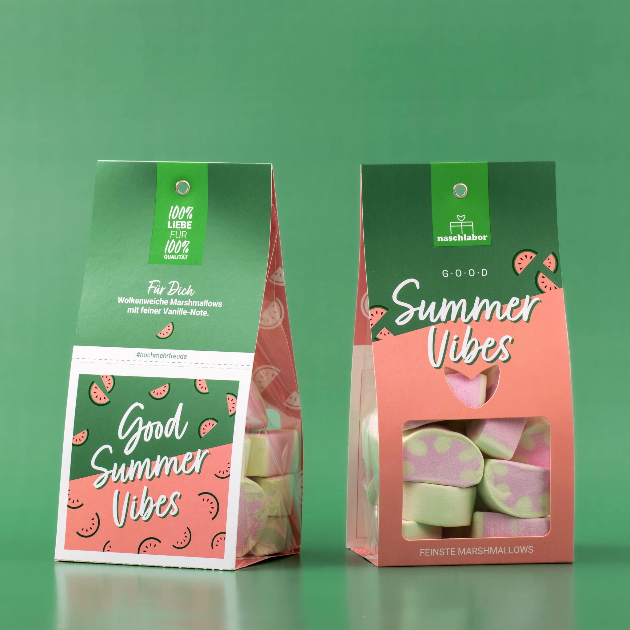 Delicious Watermelon Shaped Marshmallows - Sweet Summer Treats for Gifting, Parties & Snacking | Premium Melon Flavored Marshmallows in Cute Gift Packaging