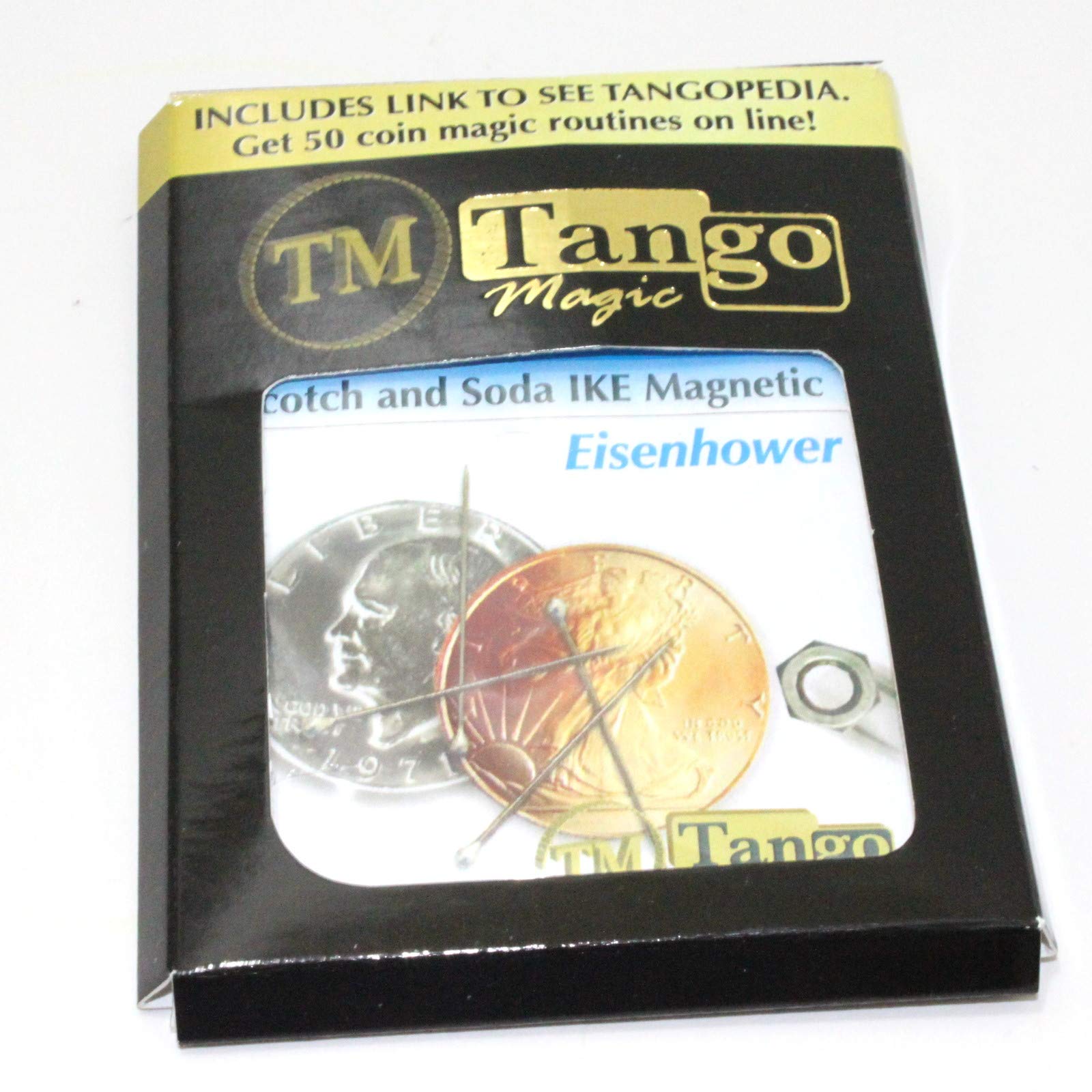 Tango Eisenhower Scotch & Soda IKE Magnetic Bottle Opener (D0142) - Vintage Style Bar Tool for Home, Parties & Gifts