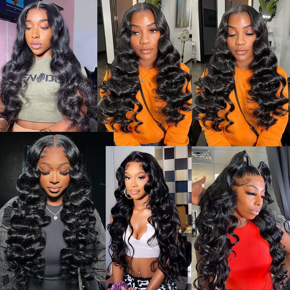Foreverlove 5x5 HD Lace Closure Wigs - 100% Brazilian Human Hair, Pre Plucked, Body Wave, 200% Density, 26 Inch, Glueless & Ready to Wear - Perfect for Daily Wear, Special Occasions & Protective Styling