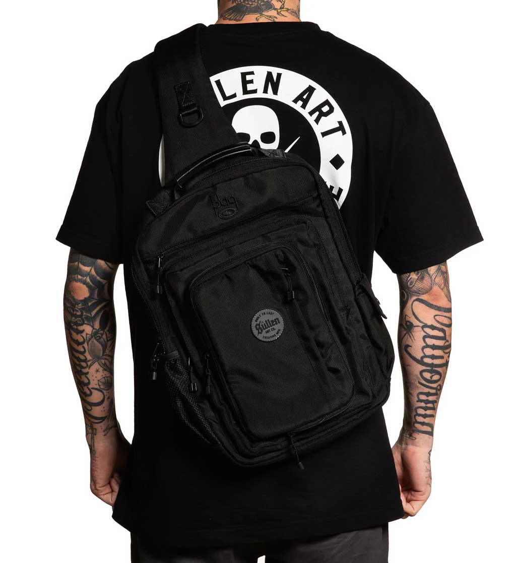 Blaq Paq Commuter Sling Bag - Waterproof Crossbody Shoulder Bag for Men & Women - Perfect for Travel, Work, Gym & Everyday Use