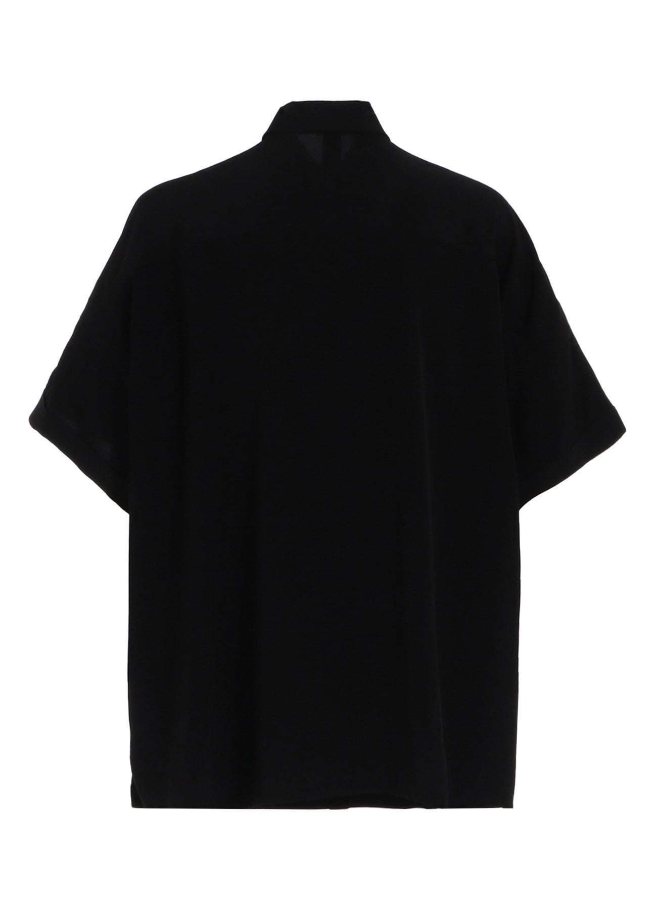 Elegant Crepe de Chine Dolman Sleeve Blouse - Short Sleeve Flowy Top for Women | Perfect for Office Wear, Casual Outings & Summer Fashion