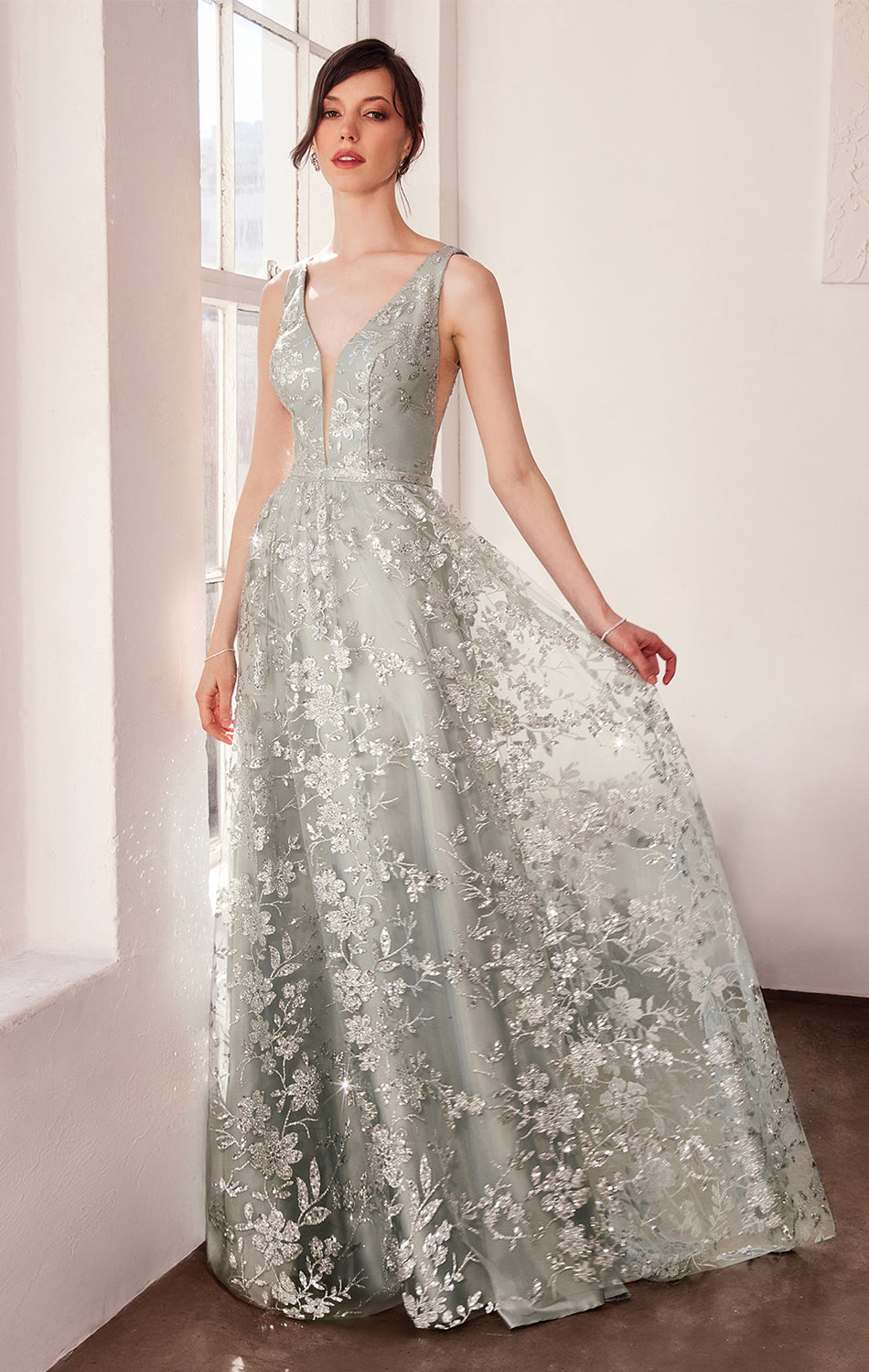 Elegant ARIELLE Glitter Tulle Gown for Women - Sparkly Evening Dress for Prom, Wedding & Special Occasions
