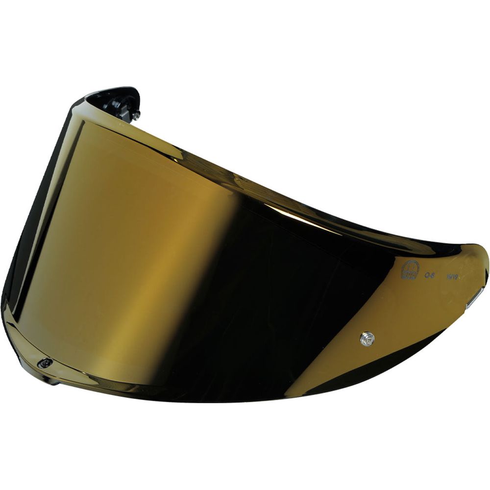 AGV SP1 K6 Max Vision Pinlock Ready Anti-Scratch Visor - Iridium Gold Lens for Motorcycle Helmets | UV Protection & Fog Resistant for All-Weather Riding