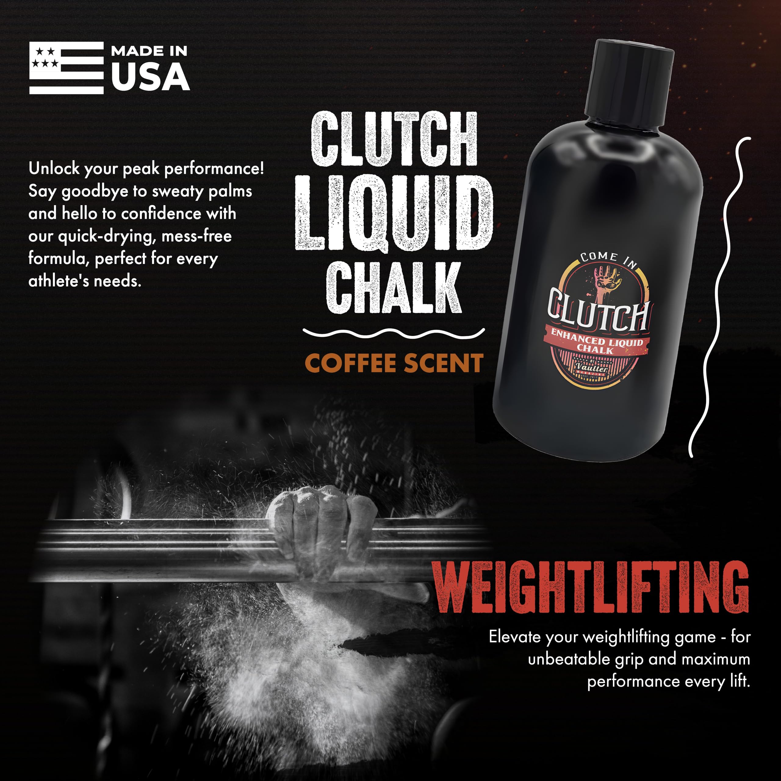 STYK Vaulter Magazine - Premium Liquid Chalk for Weightlifting, Gymnastics & Rock Climbing | No Mess Grip Enhancer | Ideal for CrossFit, Bodybuilding & Pole Vault | Perfect for Gym, Home Workouts & Outdoor Training