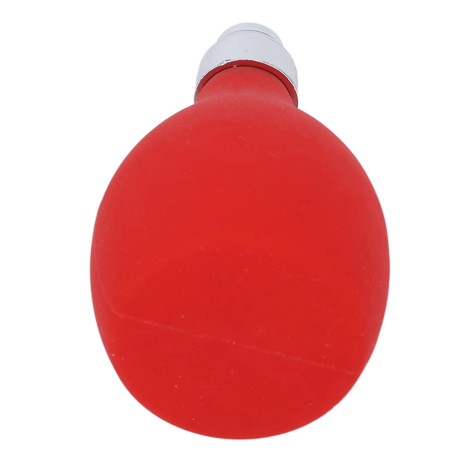 Refillable Hair Fiber Powder Blower - Empty Spray Bottle for Talcum, Prickly Heat & Styling Powder - Silicone Squeeze Applicator (Red) | Perfect for Hair Styling, Baby Care & Makeup Touch-Ups