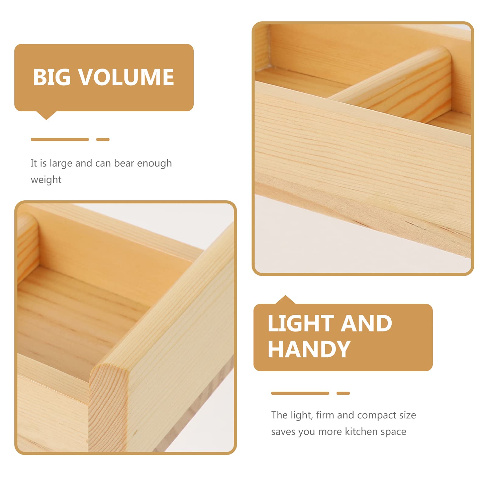 Wooden Sushi Serving Tray - Japanese Appetizer Plate for Fruits & Salad