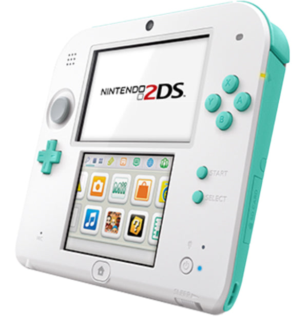 Nintendo 2DS Handheld Gaming Console - Sea Green Color | Portable Game System for Kids & Adults | Perfect for Travel, Commuting & Home Entertainment