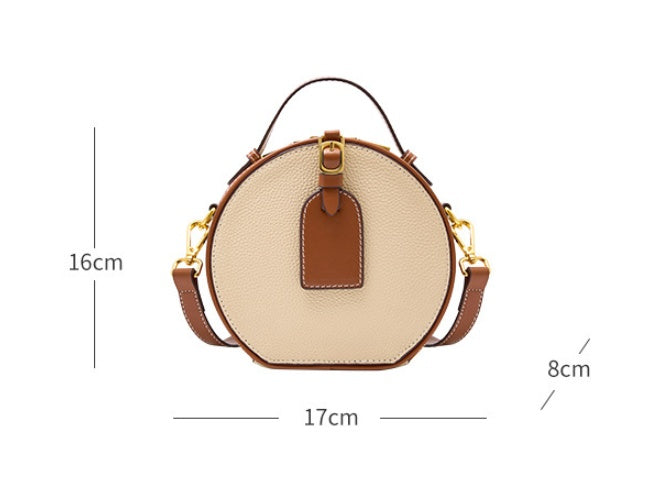 Genuine Leather Small Tote Bag for Women - Stylish Shoulder Bag & Crossbody Purse - Perfect for Work, Travel, and Everyday Use