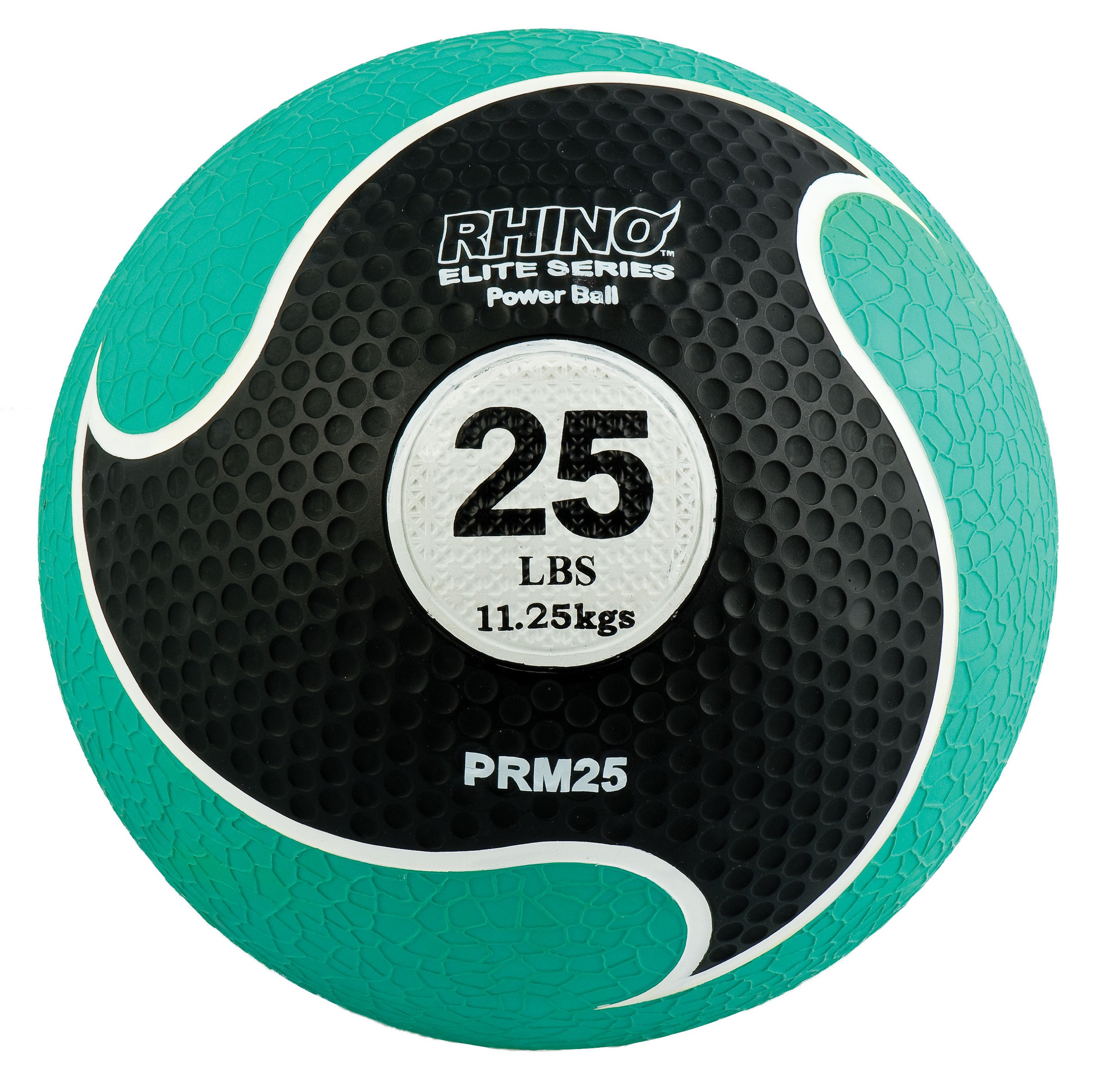 Champion Sports Rhino Elite Medicine Ball - Durable Rubber Weighted Exercise Ball for Strength Training, CrossFit, and Home Gym Workouts - Available in Multiple Weights (4lb to 30lb) - Perfect for Fitness, Rehabilitation, and Sports Conditioning