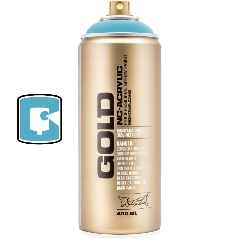 Montana Gold Spray Paint - 400ML (13.5 oz) High-Quality Graffiti & Art Paint for Walls, Metal, Wood - Perfect for DIY, Street Art & Home Decor Projects