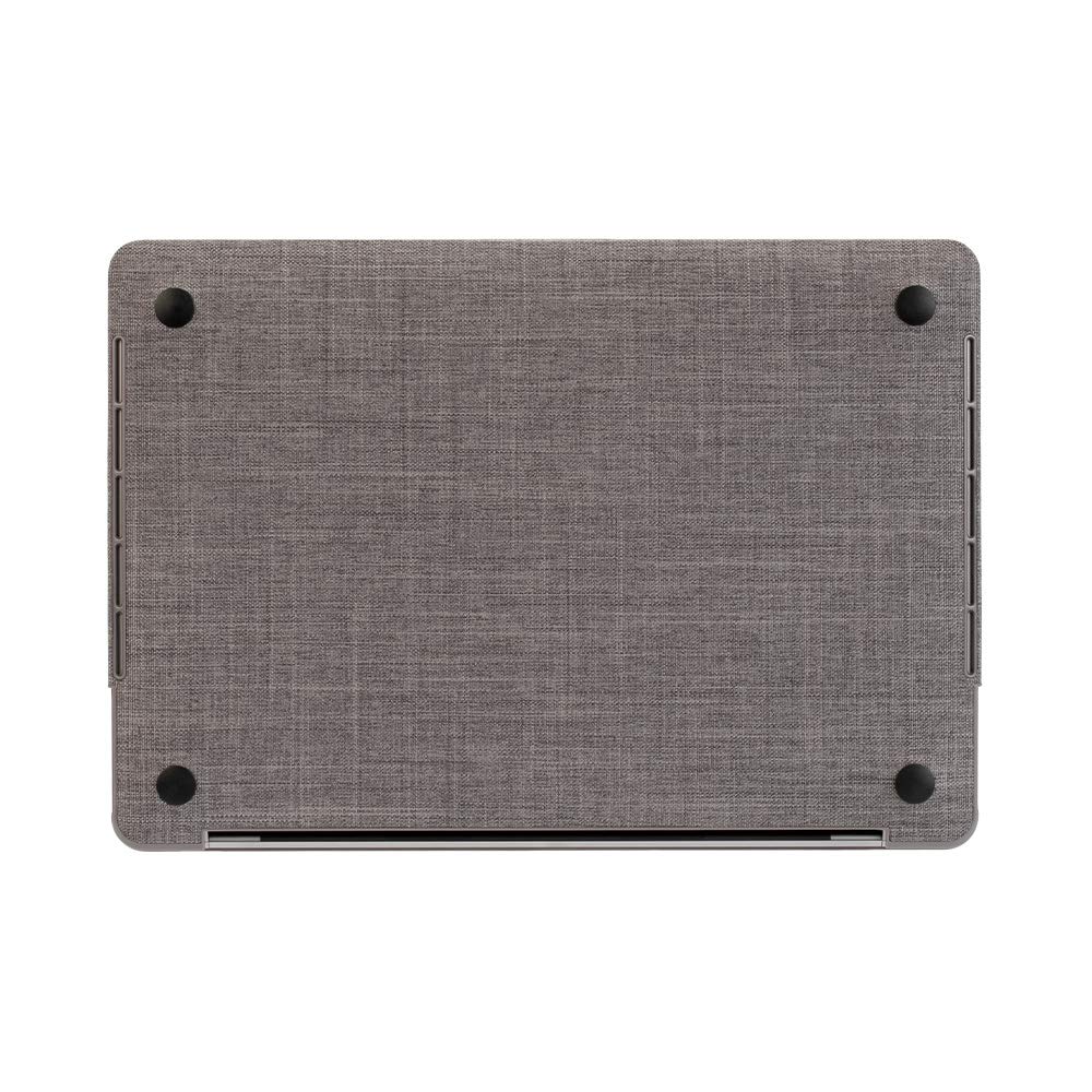 Durable Textured Hardshell Case with Soft NanoSuede Lining for MacBook Pro 13-inch (2016-2019) - Lightweight Ash Grey Protective Cover | Perfect for Work, Travel & Everyday Use