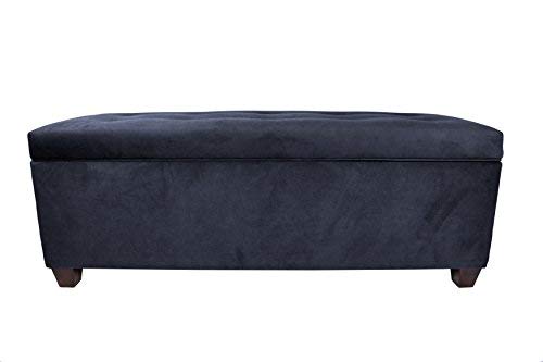 Lift Top Shoe Storage Bench with Button Tufted Upholstery - The Sole Secret Obsession Series | Perfect for Entryway, Bedroom, or Closet Organization