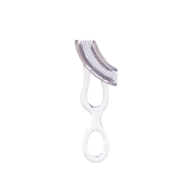 Jack & Jill Stage 3 Silicone Toothbrush for Toddlers - Soft Bristles, BPA-Free Baby Toothbrush for 18+ Months - Perfect for Teething & Early Dental Care at Home or Travel
