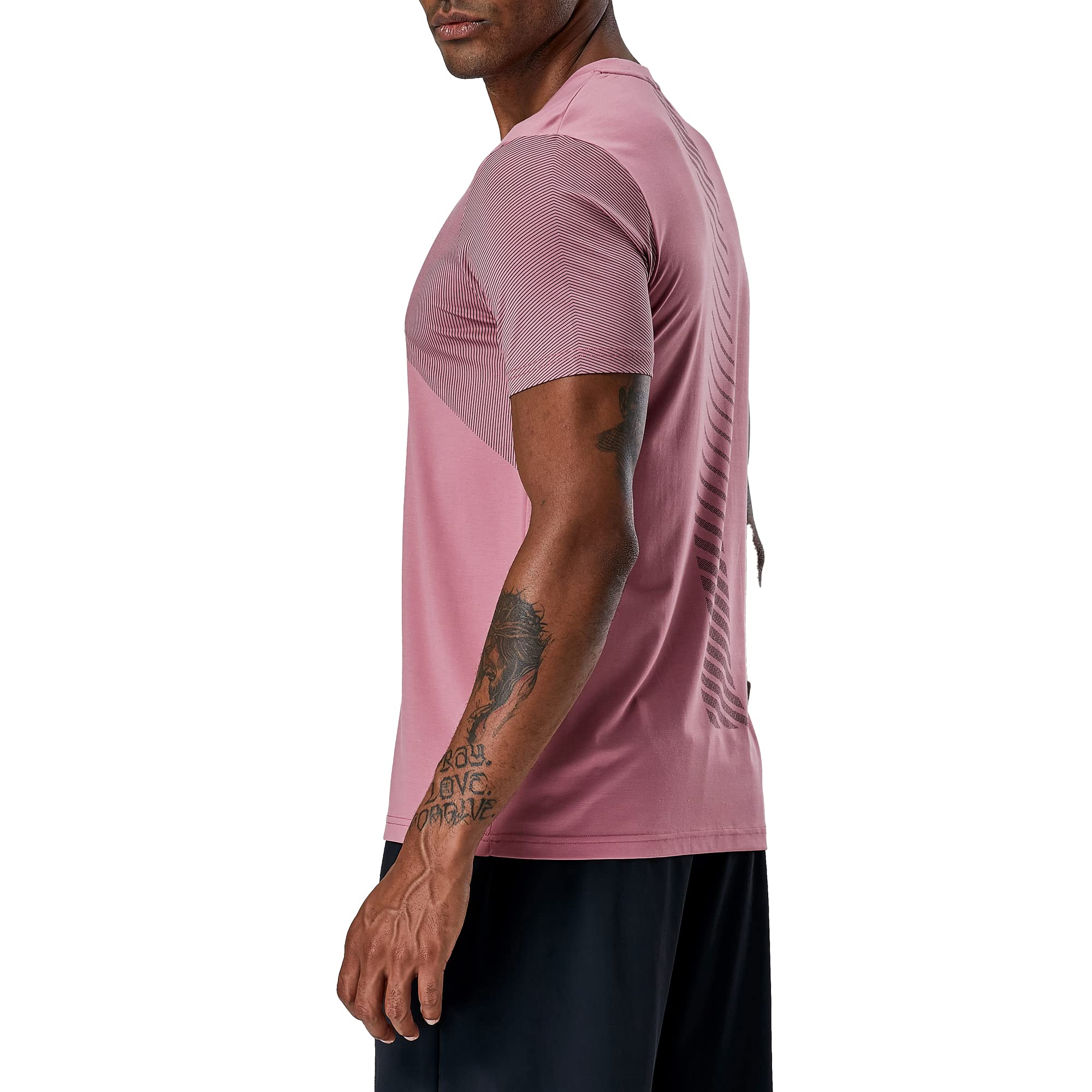 Men's Moisture Wicking Workout Shirts - Slim Fit Short Sleeve Crew Neck T-Shirts for Gym, Running & Active Lifestyle