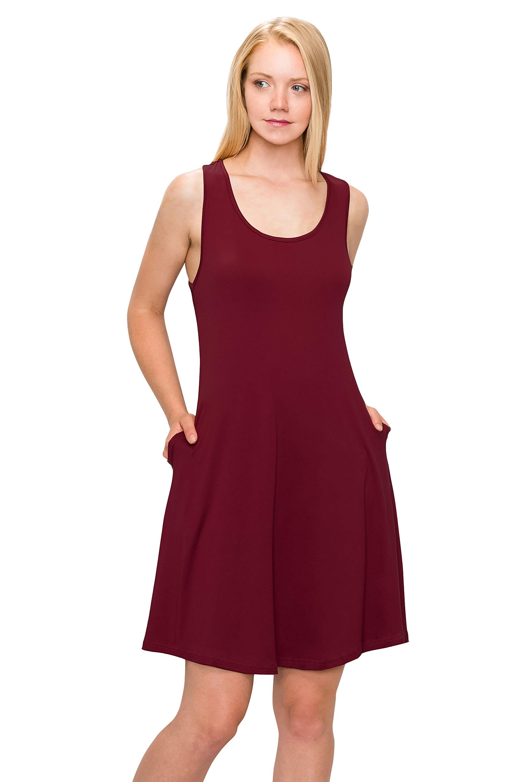ALWAYS Women's Summer Tunic Dress - Sleeveless/Short Sleeve/Long Sleeve Flowy Swing Dress for Beach, Vacation & Casual Wear | Lightweight & Comfortable